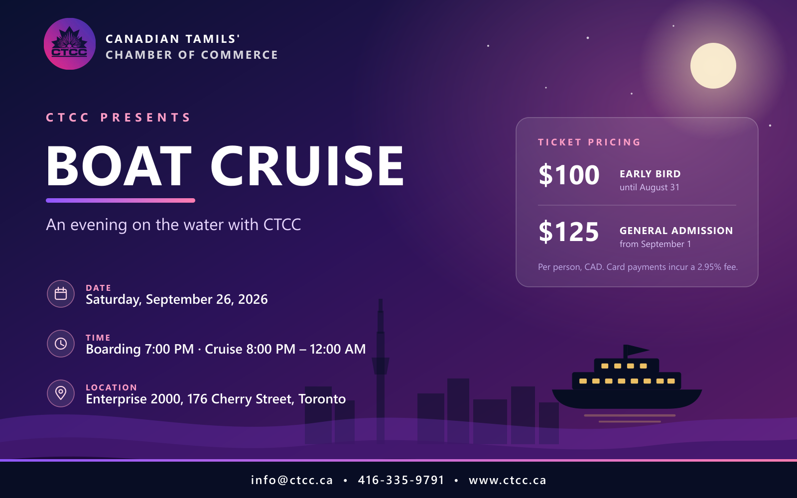 CTCC Boat Cruise